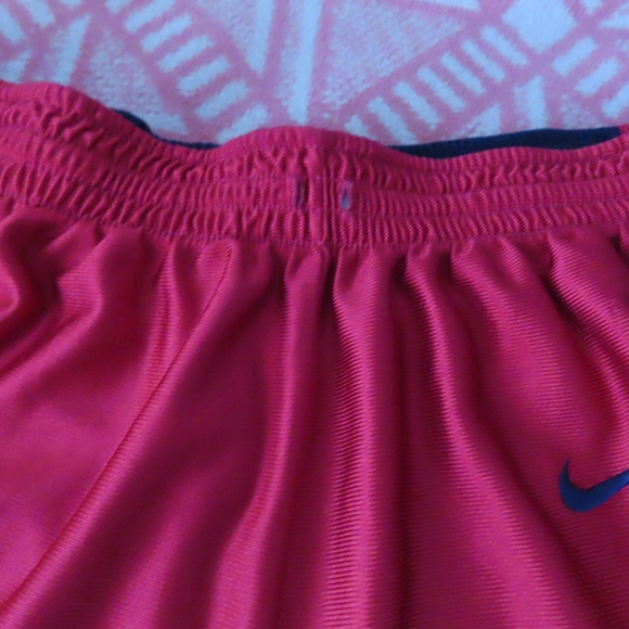 Kansas Jayhawks Shorts Adult XL Blue Red Nike Reversible Gym Basketball Mens - Picture 6 of 6